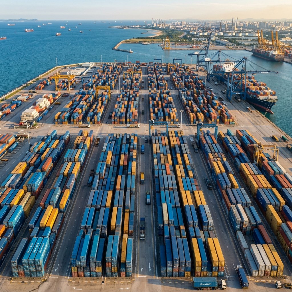 Full Container Load Shipping Yard