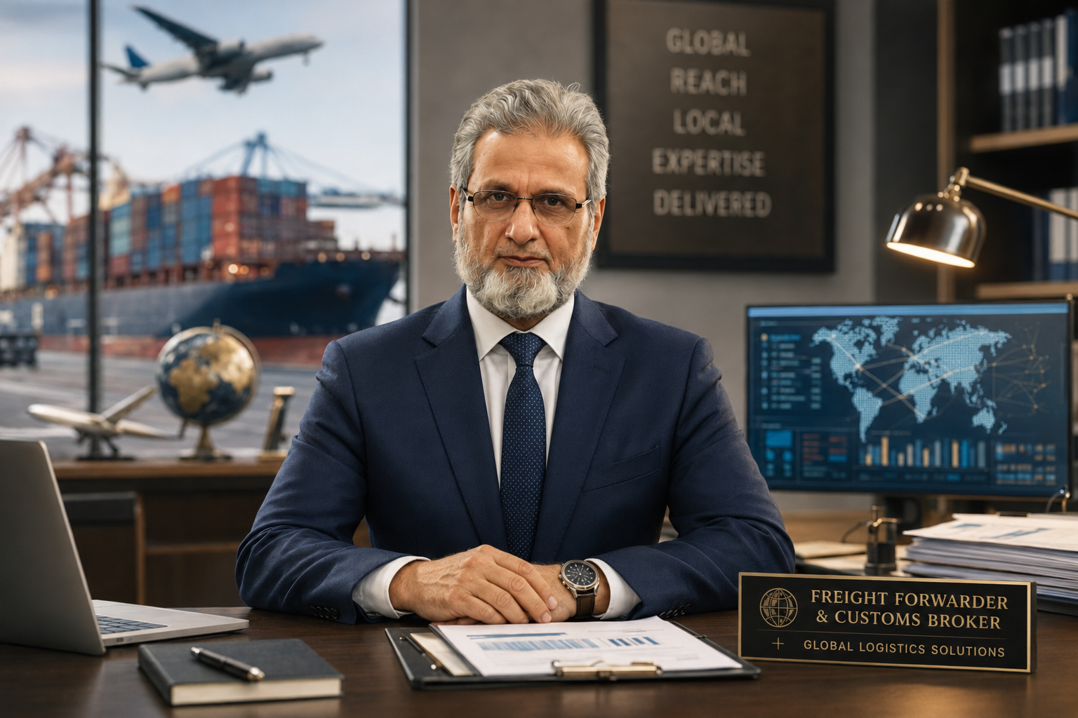 Land Star Executive Leadership at Desk